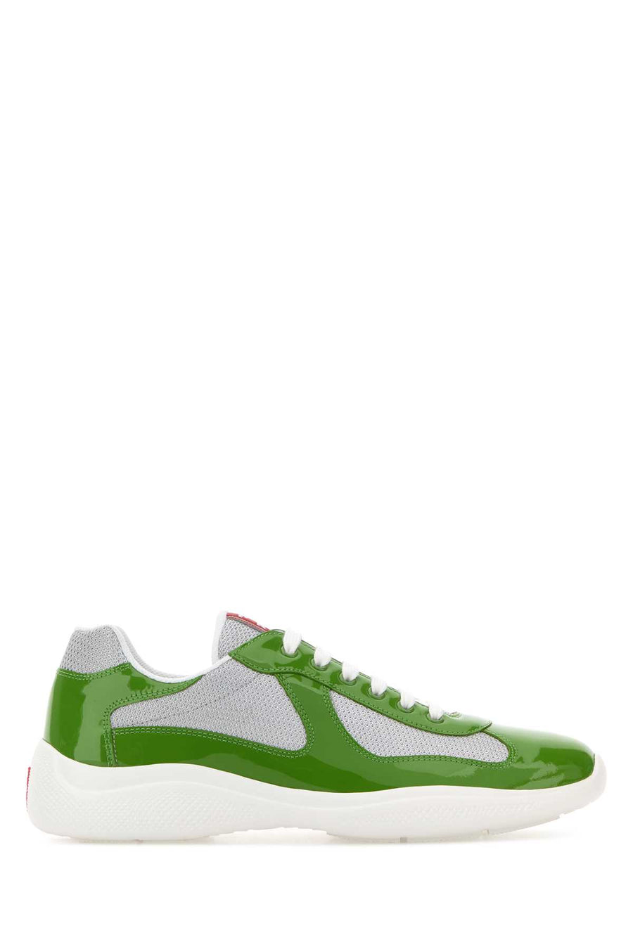 Prada Exterior: 100% Leather 100% Fabric; Interior: 100% Leather 100% Fabric; Sole: Rubber sneakers in green