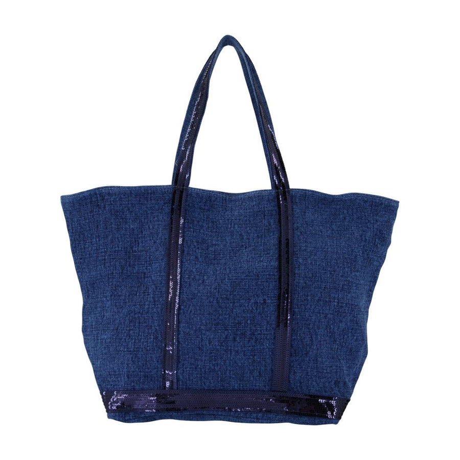 Vanessa Bruno linen tote bag in blue