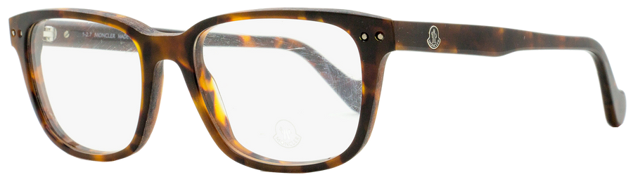 Moncler Rectangular Eyeglasses Ml5015 052 Dark Havana 53mm 5015