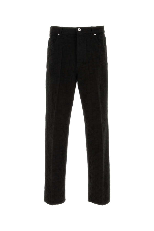 Ferragamo 100% Organic cotton trousers in black