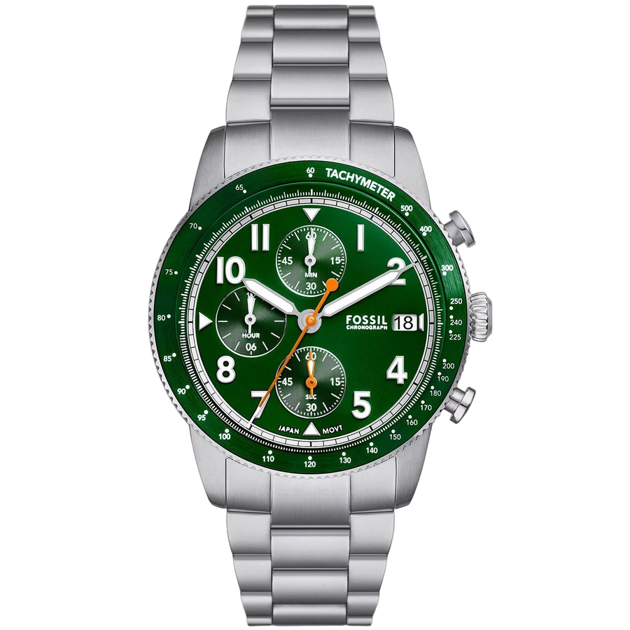 Fossil watch in green