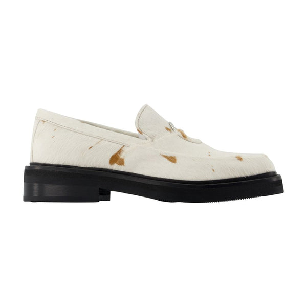 SamsøE SamsøE calfskin loafer in beige
