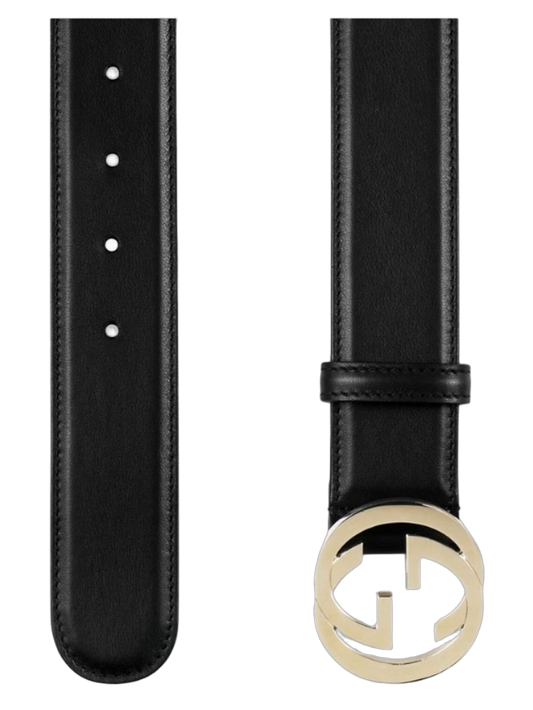 Gucci Leather belt in black