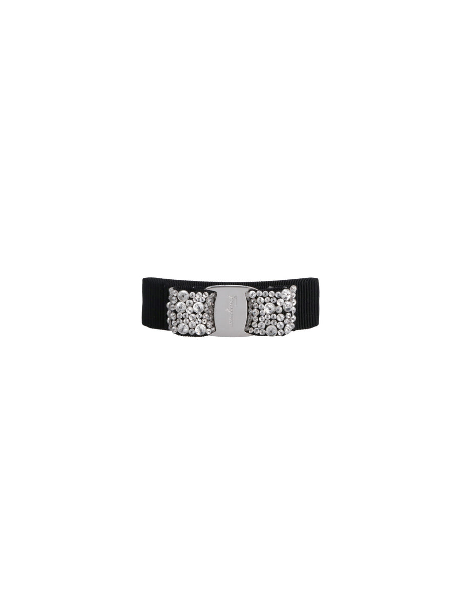 Ferragamo 30% Cotton belt in black