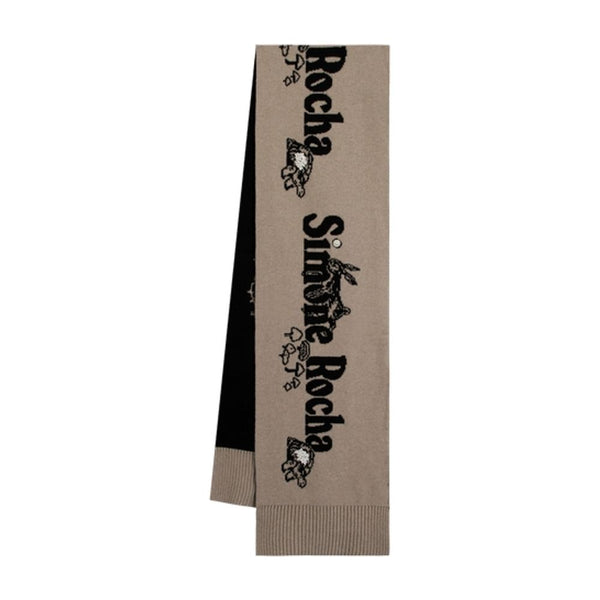 Simone Rocha Wool scarf in beige