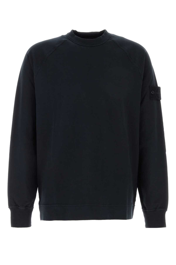 Stone Island 95% Cotton sweatshirt in navy