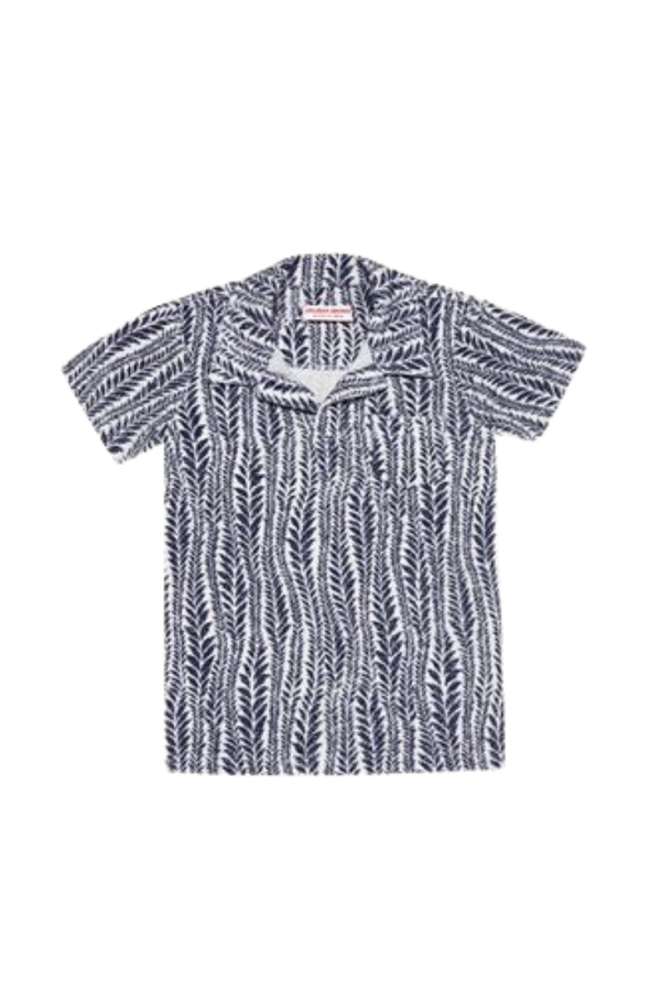 Orlebar Brown 100% Cotton shirt in blue