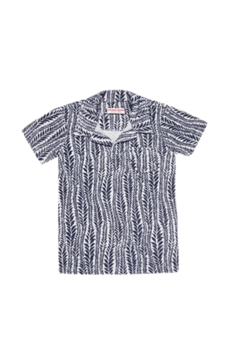 Orlebar Brown 100% Cotton shirt in blue
