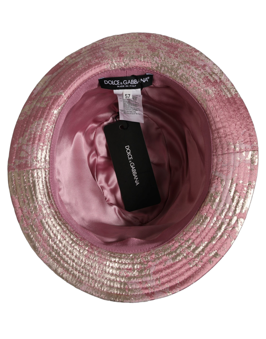 Dolce & Gabbana HAT10020 52% Polyester bucket hat in pink