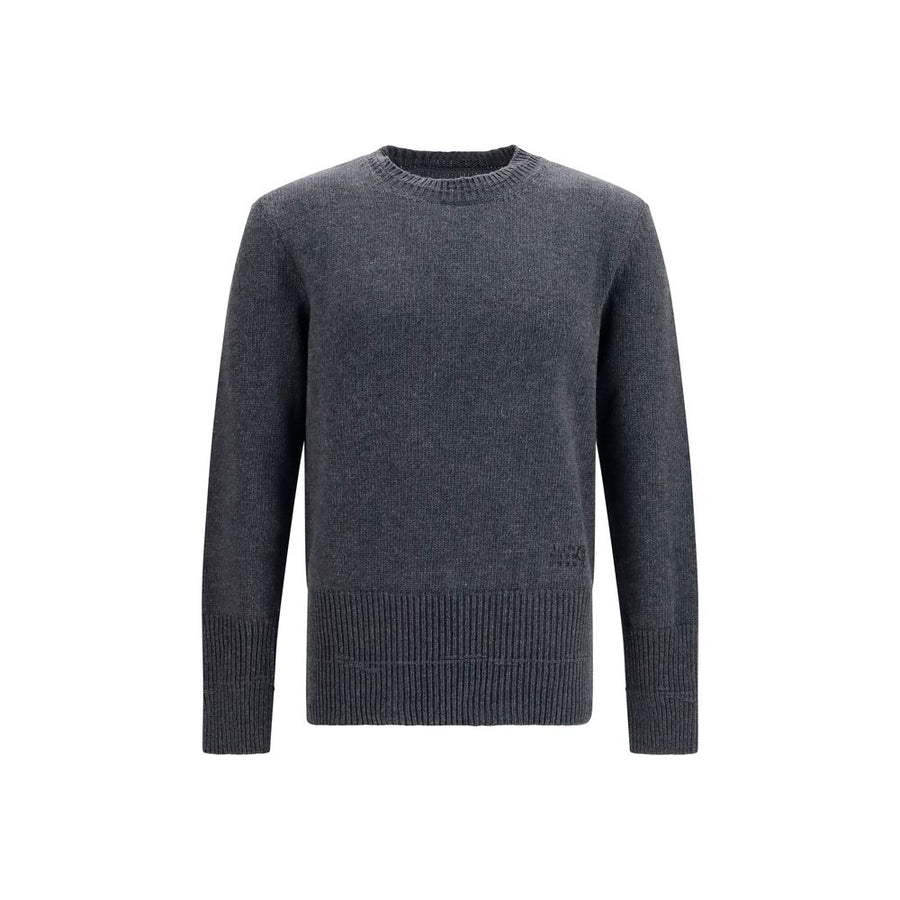 MM6 Maison Margiela 80% Wool Ovis Aries sweater in gray