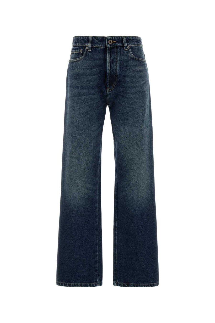 Denim Jeans Bleu Exterior: Cotton