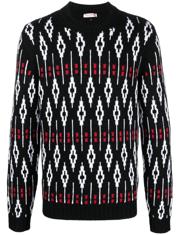 Valentino Virgin wool sweater in black