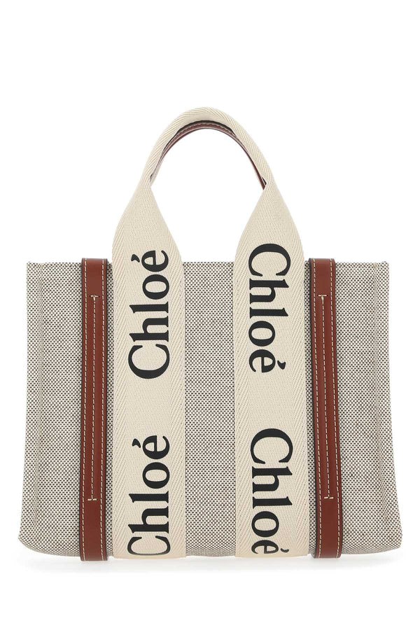 Multicolor Fabric Small Woody Shopping Bag 90u Exterior: Leather Borse A Mano