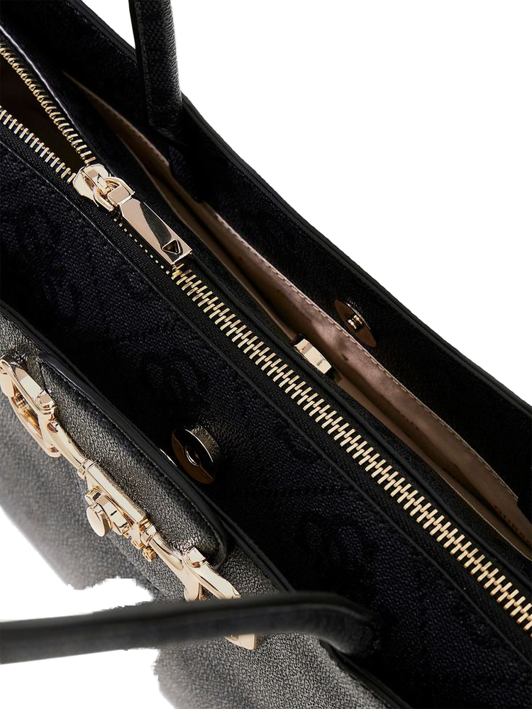 Guess 100% Polyurethane tote bag in black