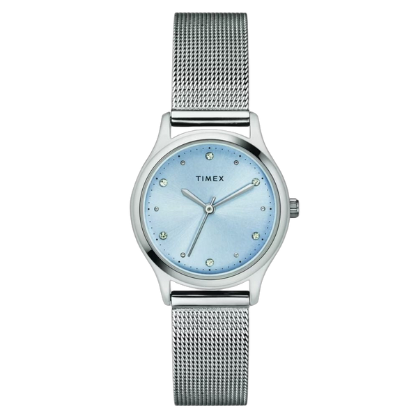 Timex watch in blue