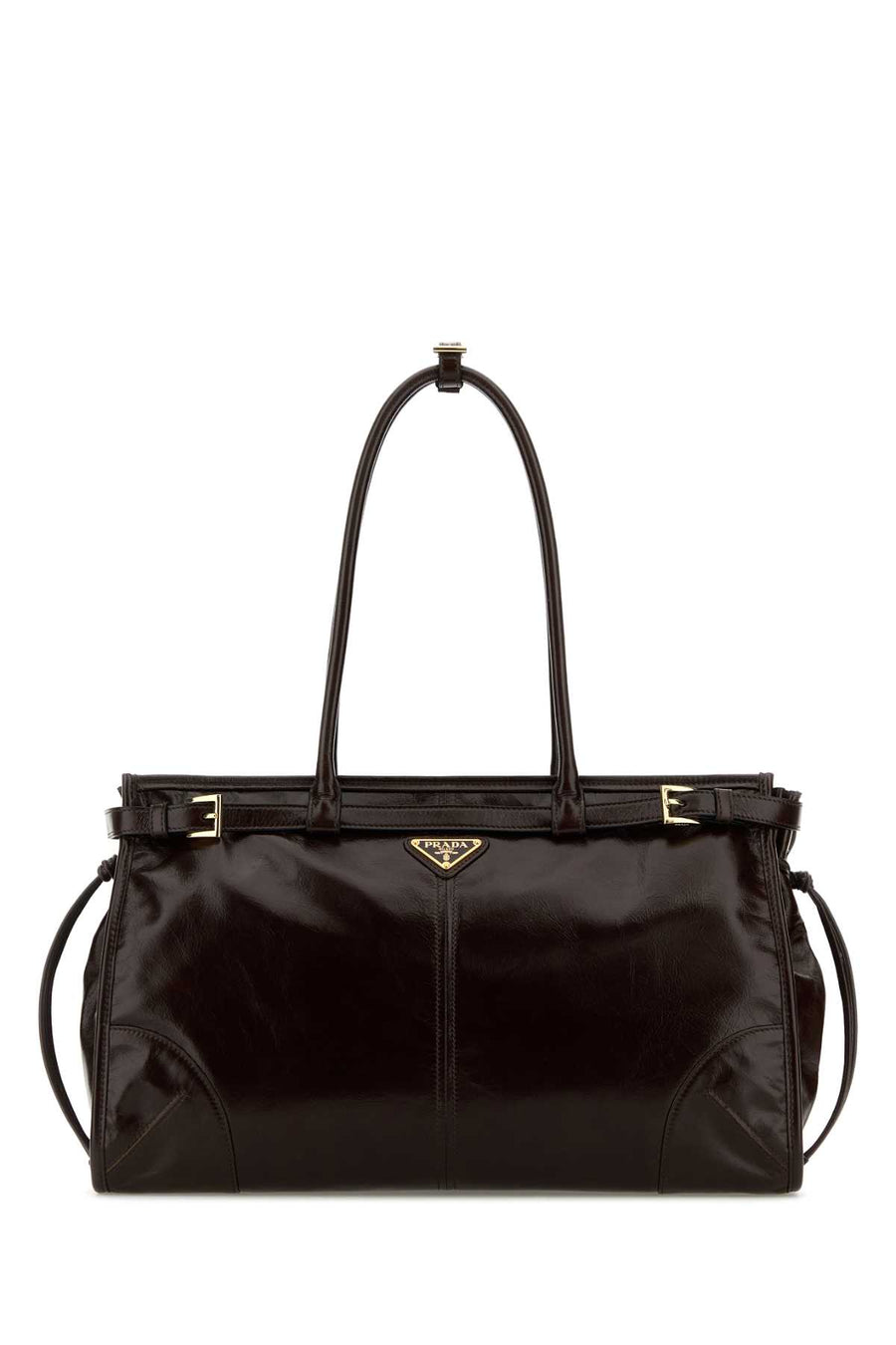 Dark Brown Leather Shoulder Bag Moron Borse A Mano