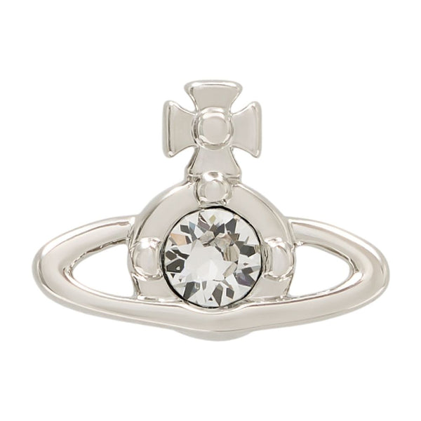 Nano Solitaire Earring - Vivienne Westwood Metal Silver Black Jewelry-watches / Earrings