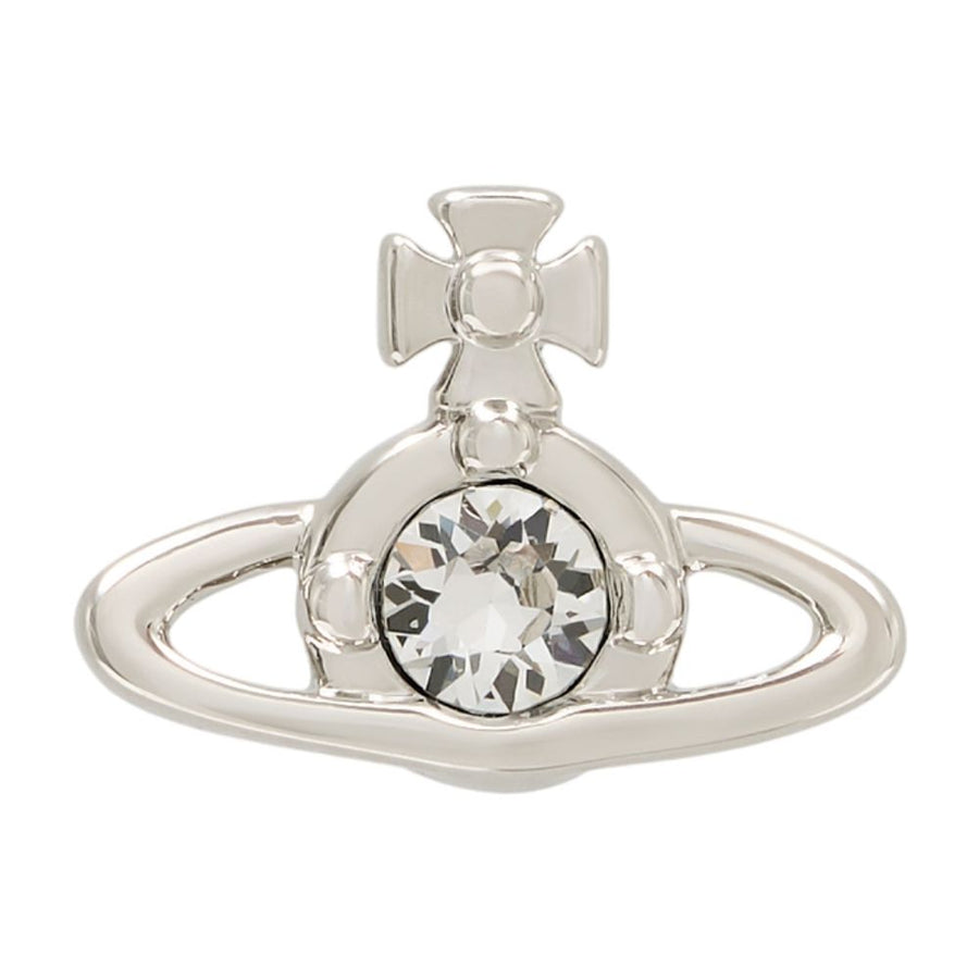 Nano Solitaire Earring - Vivienne Westwood Metal Silver Black Jewelry-watches / Earrings