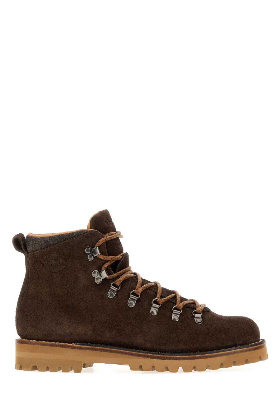 Brown Suede Poulton Ankle Boots Scarpe Stringate