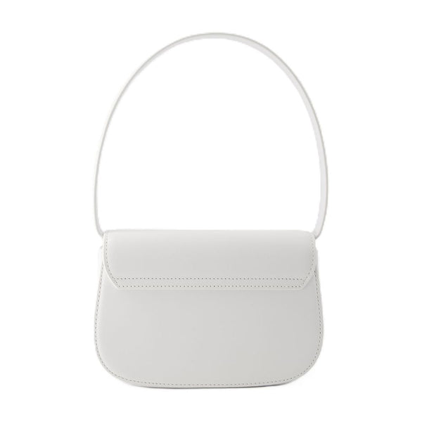 Diesel Cowhide shoulder bag in white
