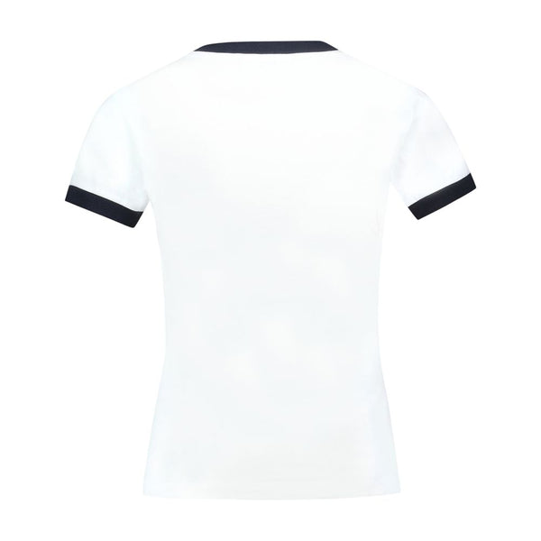 Ganni cotton t-shirt in white