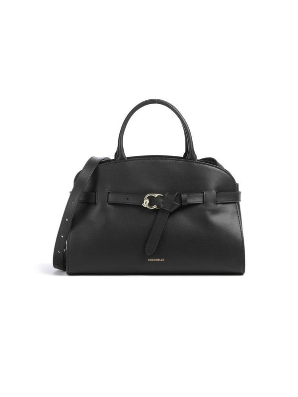 Coccinelle 100% Cowhide top handle bag in black