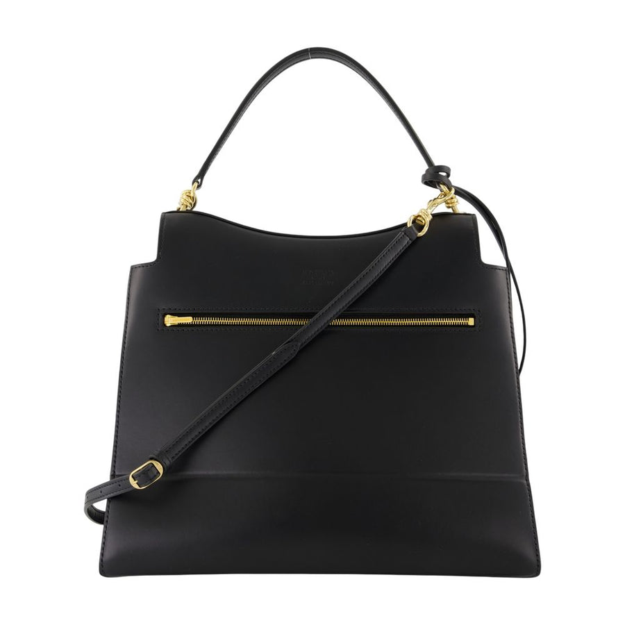 Balenciaga lambskin shoulder bag in black