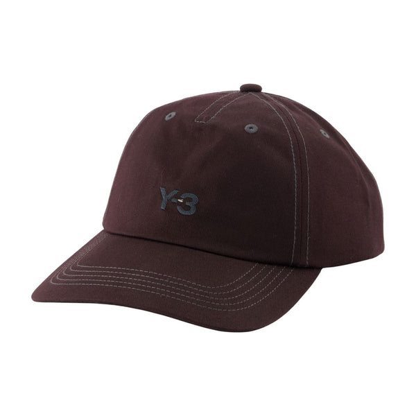 Y-3 KW9675 Synthetic baseball cap in burgundy