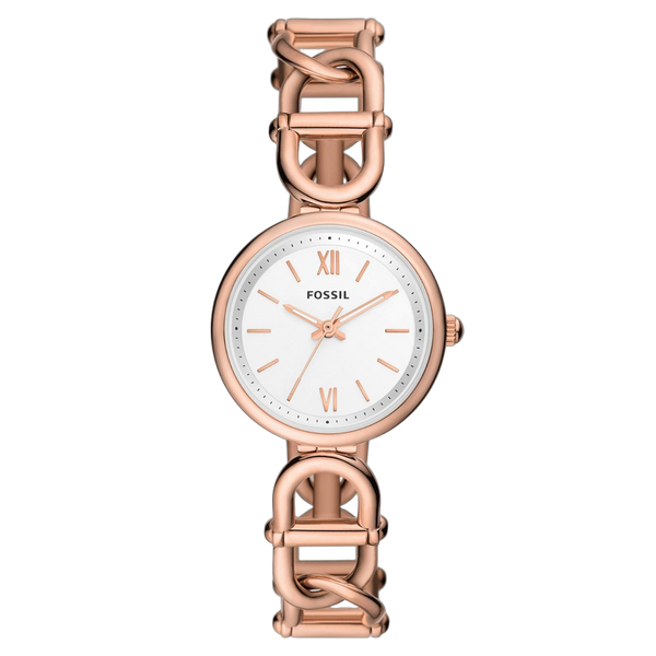 Fossil watch in rose gold