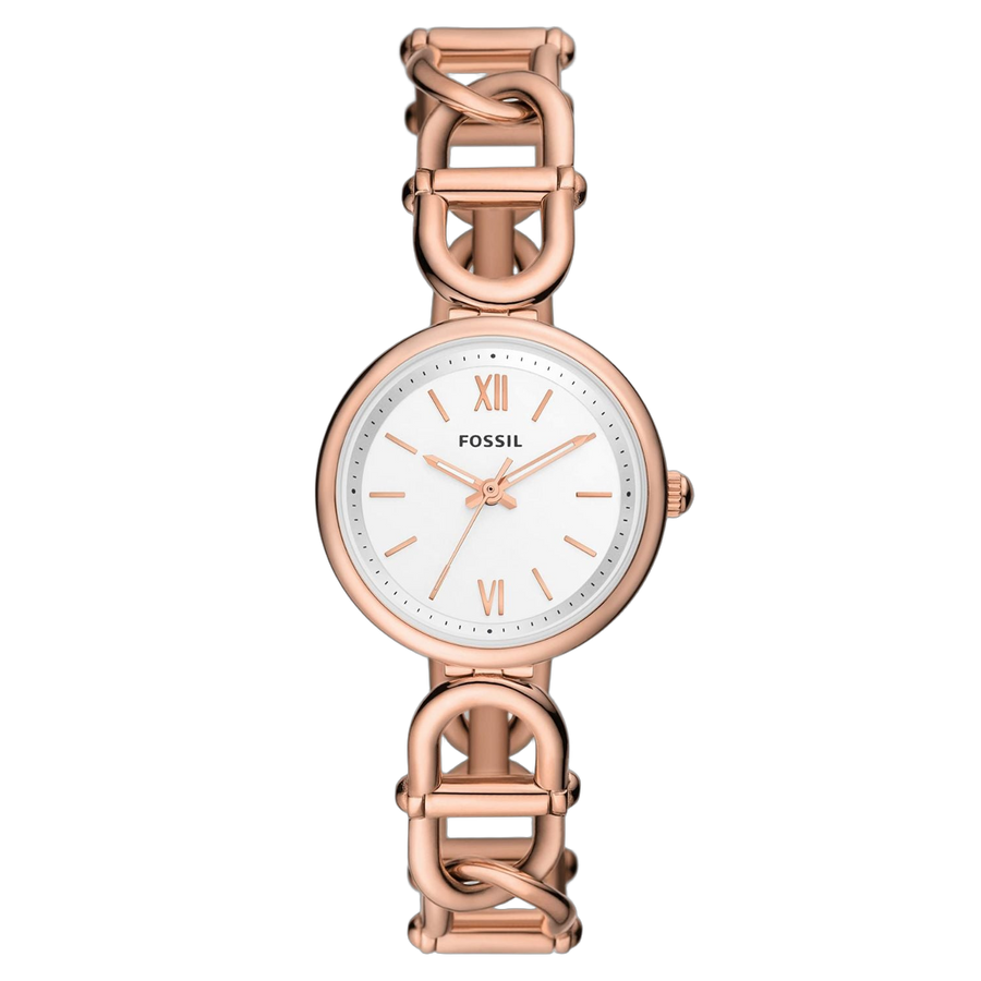 Fossil watch in rose gold