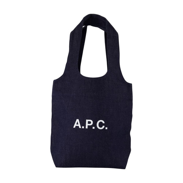 A.P.C. cotton tote bag in navy