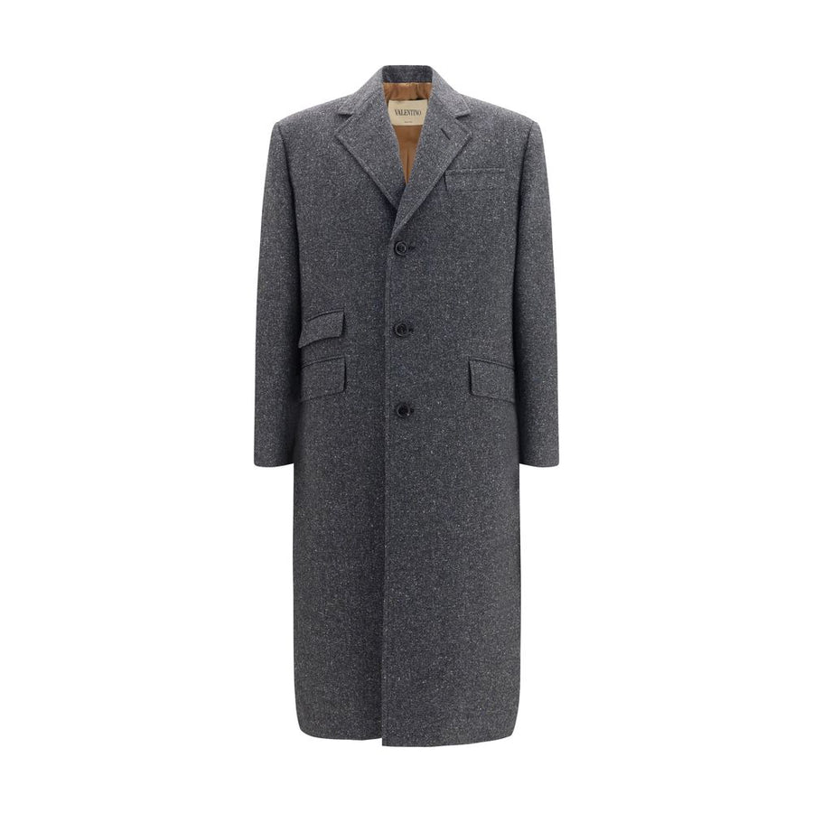 Gray Wool Oves Aries Coat Clothing