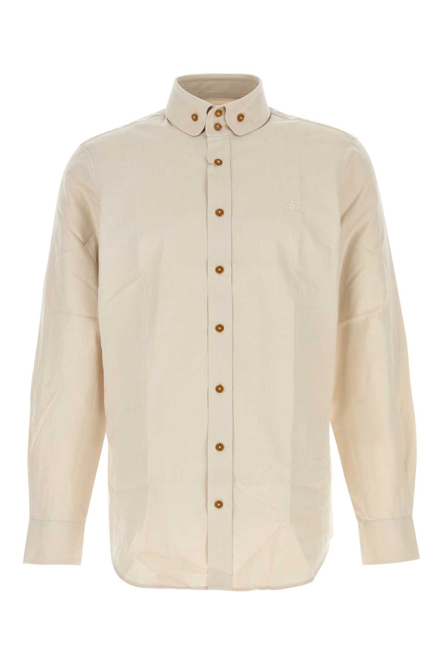 Sand Cotton Shirt Aw26birch Exterior: Camicie