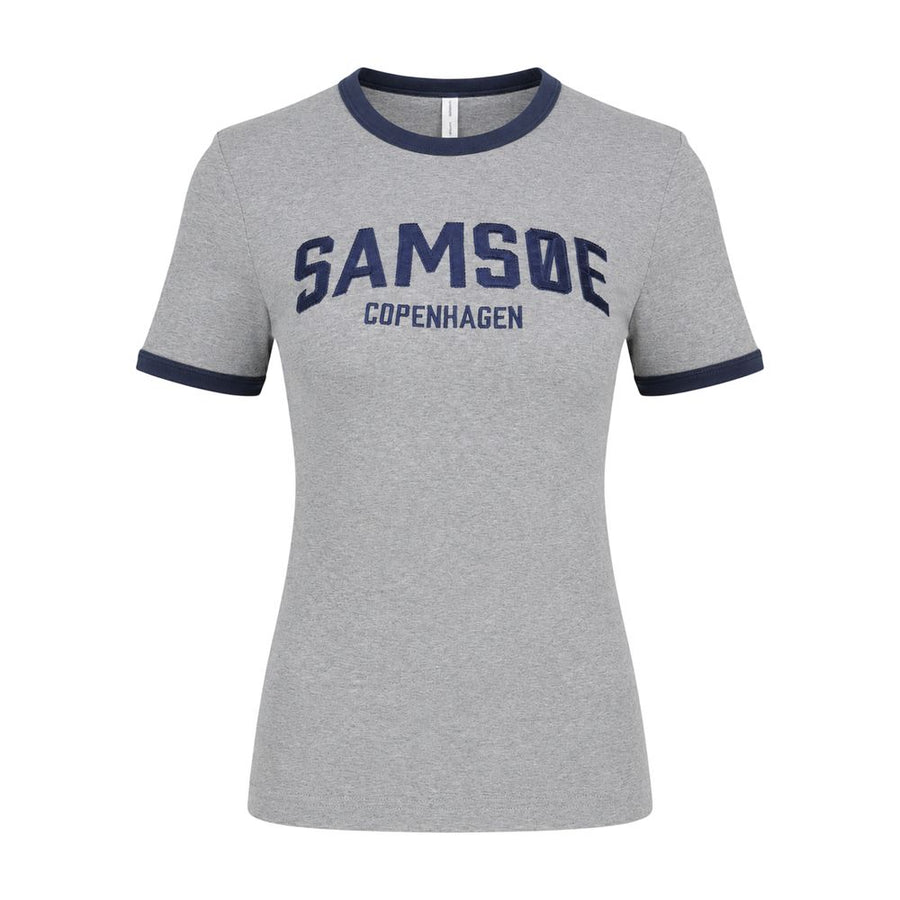 Sabond Ss 15318 T-Shirt - Samsøe Cotton Grey Ready-to-wear / T-shirts