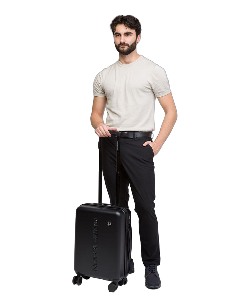 Momo Design Travel 100% Metallic Fiber trolley in black