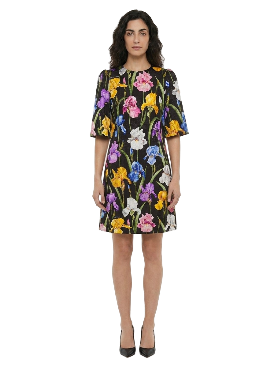 Multicolor Cotton Casual Dress