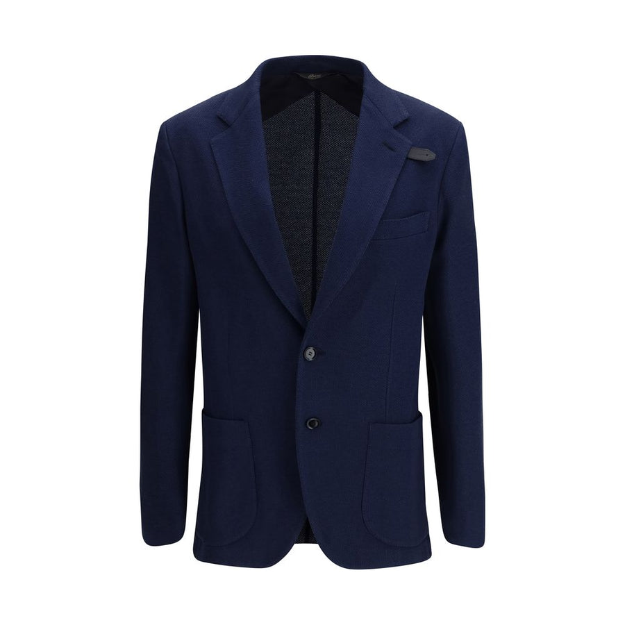 Brioni 65% Silk 35% Cotton blazer in navy