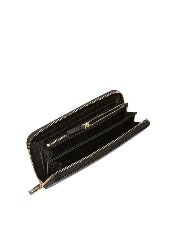 Coccinelle Wallet Black Cowhide Bags /