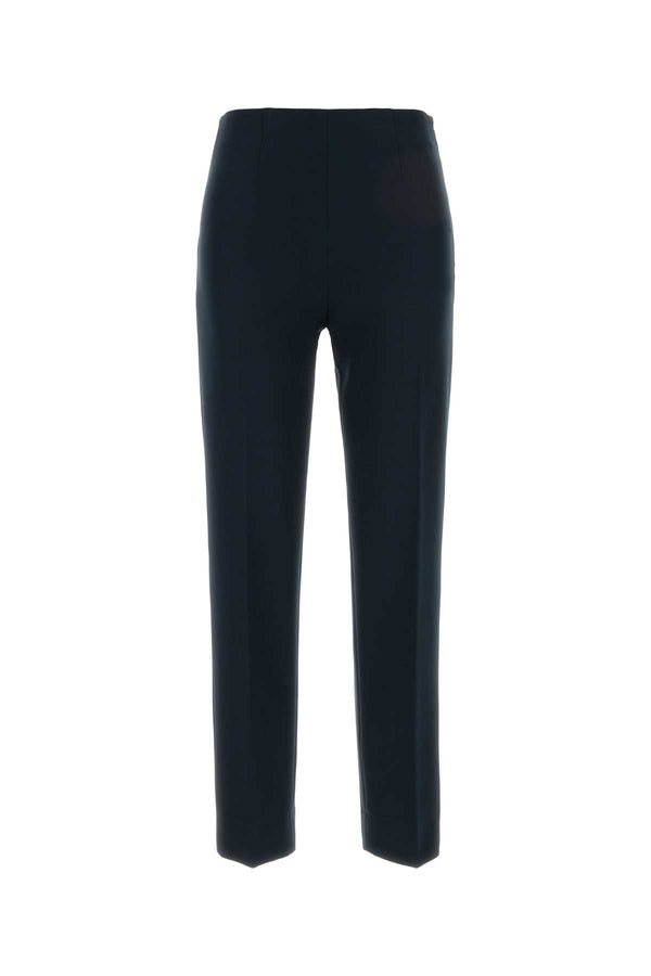 Navy Blue Stretch Polyester Gioia Pant Blu Exterior: Elastane Pantaloni