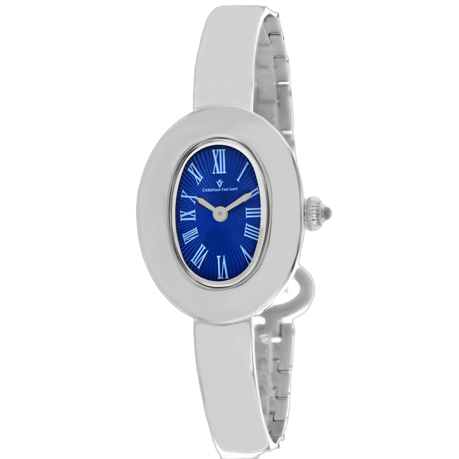 Christian Van Sant Stainless steel case watch in blue