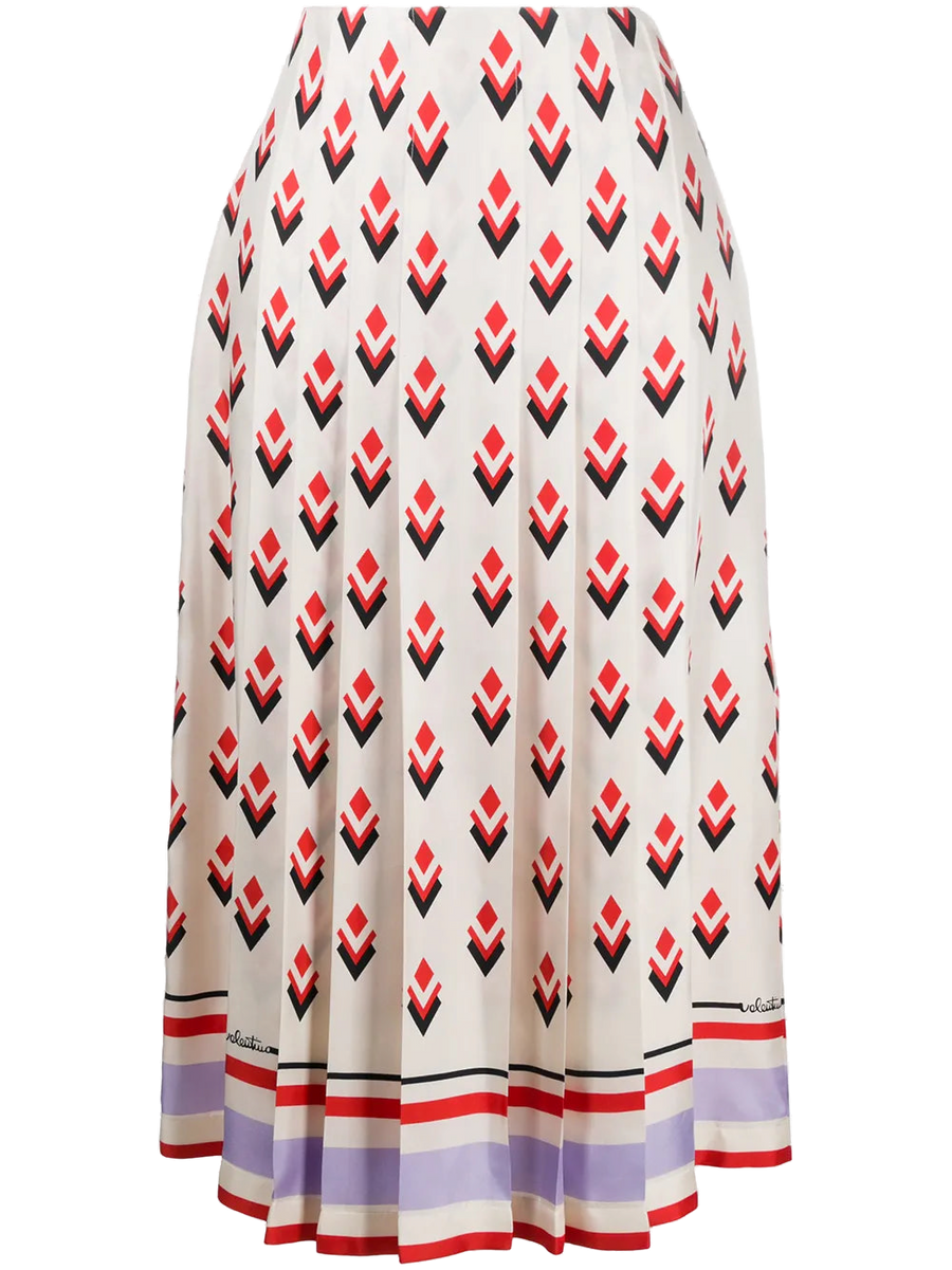 Valentino Silk skirt in multicolor