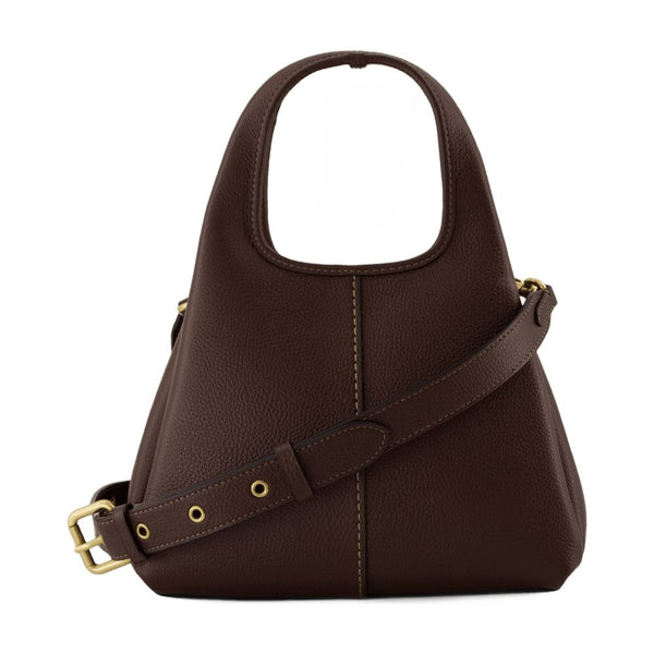 Coach cowhide shoulder bag in brown