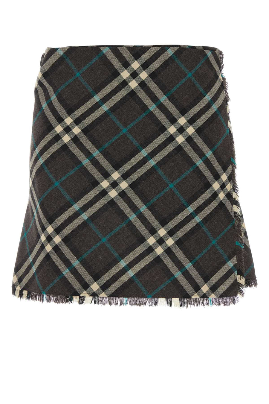 Burberry 55% Polyester skirt in black