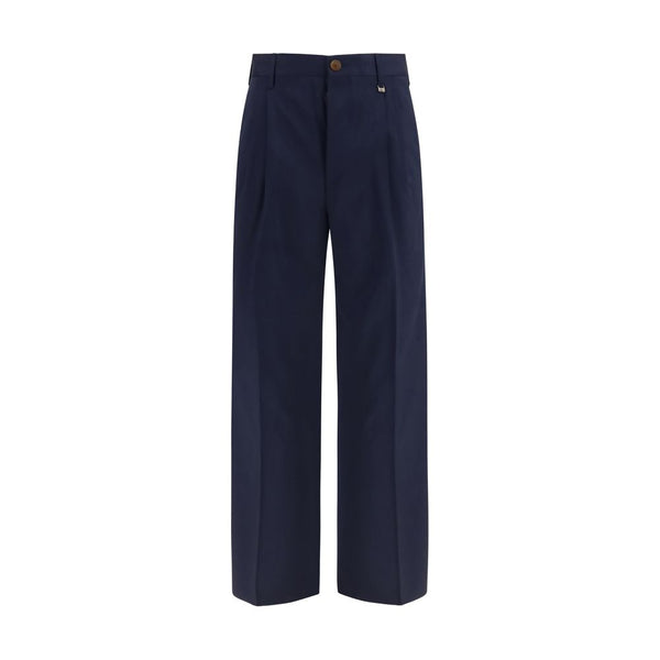 Blue Wool Oves Aries Dress Pants