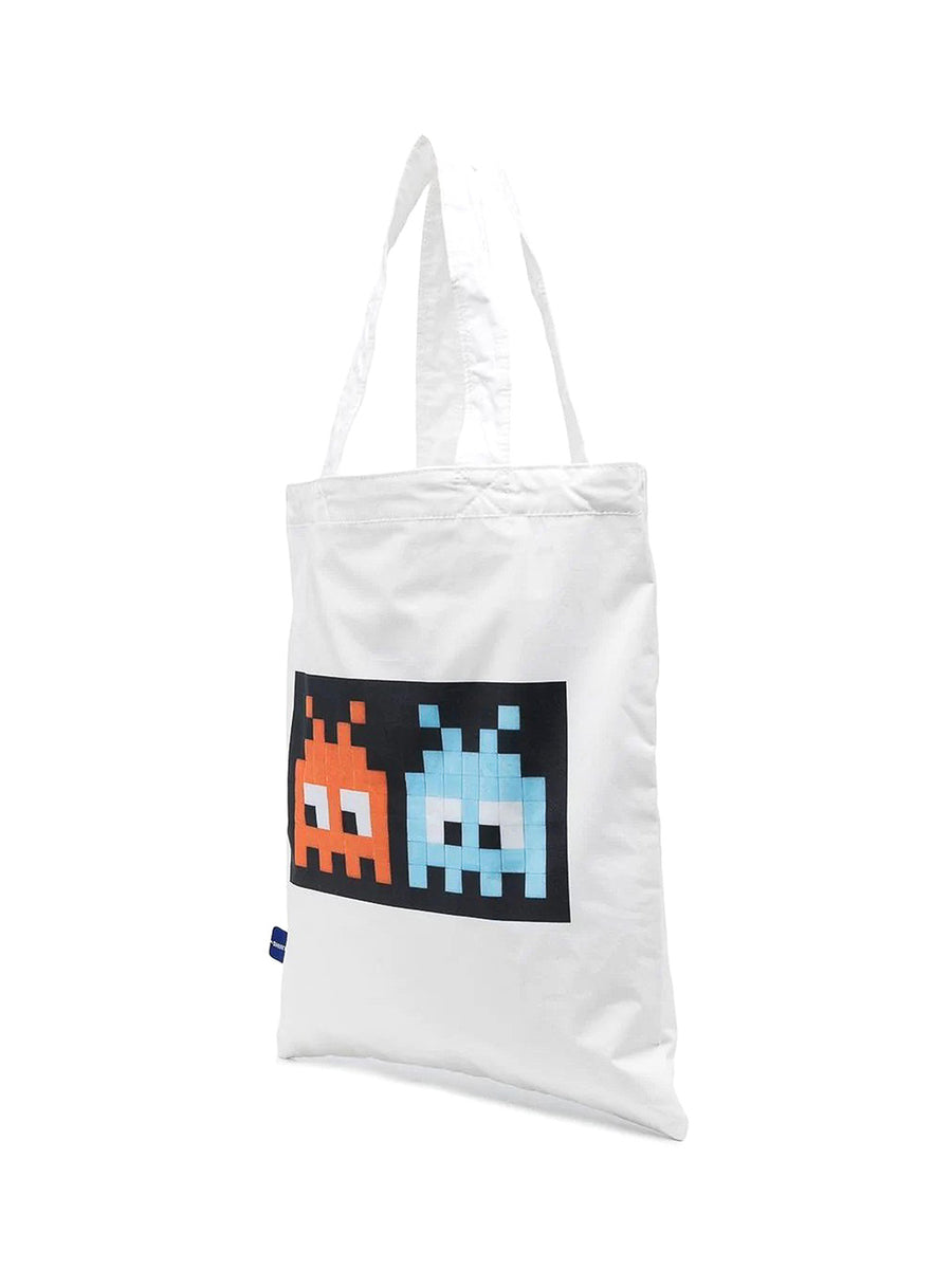 Comme des Garçons 100% Cotton tote bag in white