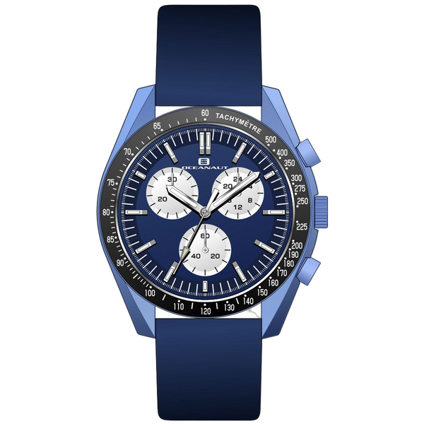 Oceanaut Stainless steel case watch in blue