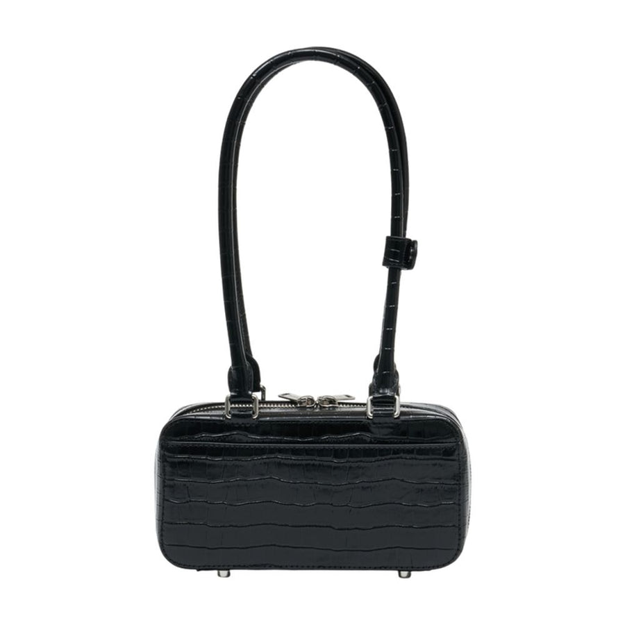 Self-Portrait Leather shoulder bag in black