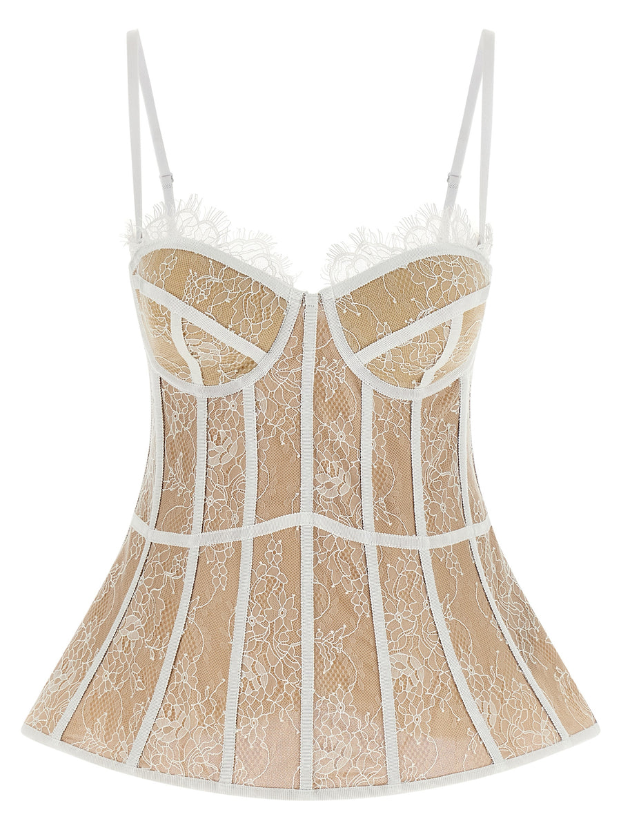 Giuseppe Di Morabito 100% polyamide tank top in white