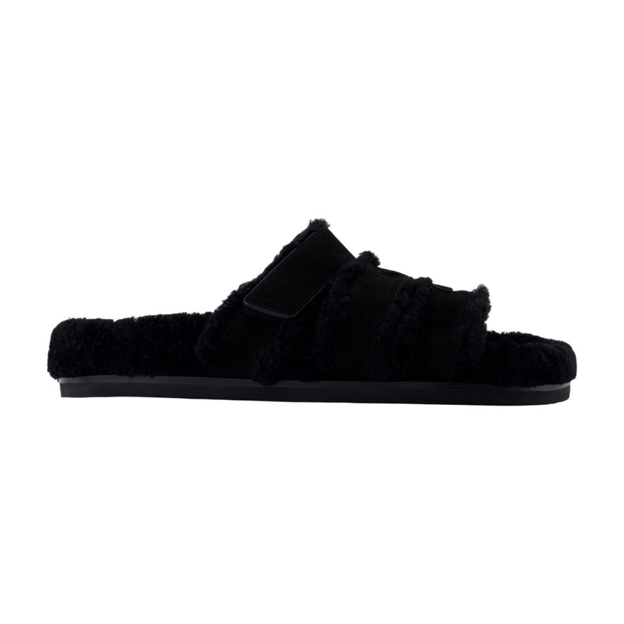 Tory Burch Calfskin slipper in black