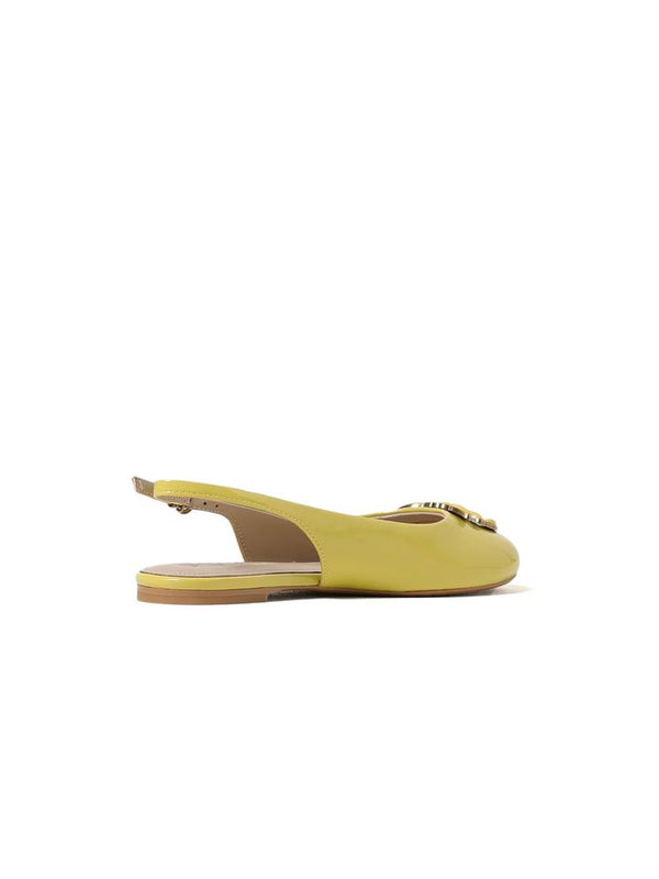 Pinko Sling Back Lime Footwear / Other